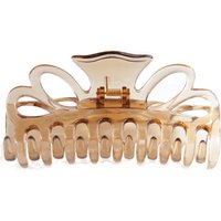 Large Double Loop Hair Clamp - Geranium - Honey, 1 ct, DiPrima Beauty