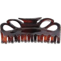 Large Double Loop Hair Clamp - Geranium - Tortoise Shell, 1 ct, DiPrima Beauty