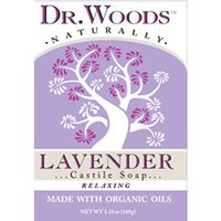 Lavender Castile Soap Bar, 5.25 oz, Dr. Woods