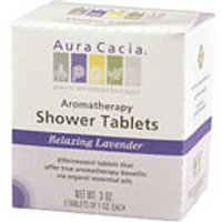 Relaxing Lavender Shower Tablets, 3 Packs, Aura Cacia