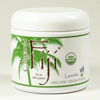 Lavender Sugar Polish, Organic Coconut Oil Face & Body Polish, 20 oz, Organic Fiji