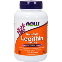 Lecithin 1200 mg, 100 Softgels, NOW Foods