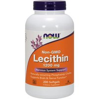 Lecithin 1200 mg, Non-GMO, 200 Softgels, NOW Foods