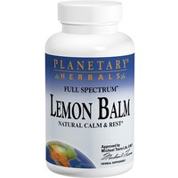Lemon Balm Full Spectrum 500 mg Caps, 60 Capsules, Planetary Herbals