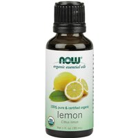 Lemon Oil, Organic Essential Oil 1 oz, NOW Foods