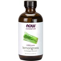 Lemongrass Oil, Natural Essential Oil, 4 oz, NOW Foods