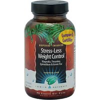 Less Stress Weight Control, Cortisol Formula, 75 Liquid Gel Caps, Irwin Naturals