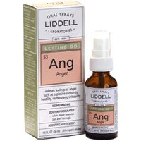 Liddell Letting Go Anger Homeopathic Spray, 1 oz