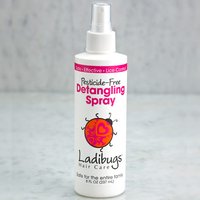 Lice Prevention Mint Detangling Spray, 8 oz, Ladibugs Haircare