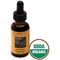 Licorice Root Extract Liquid 1 oz Organic, StarWest Botanicals