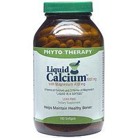 Liquid Calcium 1000 mg with Magnesium 400 mg, 180 Softgels, Phyto-Therapy (Phyto Therapy)