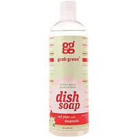 Liquid Dish Soap, Red Pear with Magnolia, 16 oz (473 ml), Grab Green