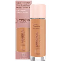 Liquid Foundation - Deep 2 - Caramel, 1 oz, Mineral Fusion Cosmetics