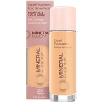 Liquid Foundation - Neutral 3 - Light Beige, 1 oz, Mineral Fusion Cosmetics