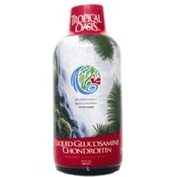 Liquid Glucosamine Chondroitin with MSM & Vitamin C, 16 oz, Tropical Oasis