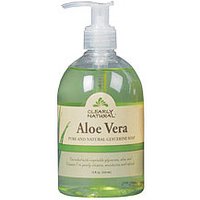 Liquid Glycerine Soap, Aloe Vera, 12 oz, Clearly Natural