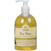 Liquid Glycerine Soap, Tea Tree, 12 oz, Clearly Natural
