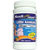 Little Animals Chewables, 120 Tablets, Mason Natural