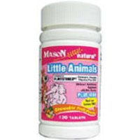 Little Animals Chewables with Iron, 120 Tablets, Mason Natural
