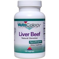Liver Glandular Organic 500mg 125 caps from NutriCology