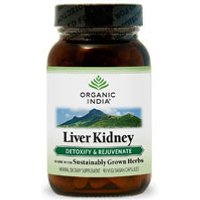 Liver Kidney, Detoxify & Rejuvenate, 90 Vegetarian Capsules, Organic India