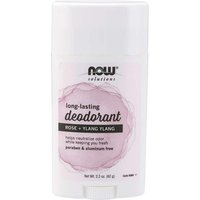 Long-Lasting Deodorant Stick, Rose + Ylang Ylang, 2.2 oz, NOW Foods