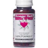 Lung Formula, Formerly Sound Breath, 100 Vegetarian Capsules, Kroeger Herb