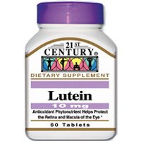 Lutein 10 mg 60 Tablets, 21st Century Health Care