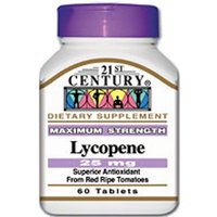 Lycopene 25 mg 60 Tablets, 21st Century Health Care