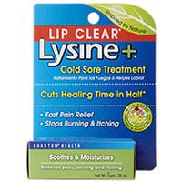 Lip Clear Lysine + Cold Sore Treatment, 7 g, Quantum Health