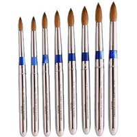 Ma Cherie Finest Kolinsky Nail Brush (Reversable Steel Handle) # 22