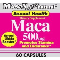 Maca 500 mg, 60 Capsules, Mason Natural