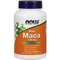 Raw Maca 750 mg, 90 Vegetarian Capsules, NOW Foods