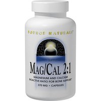 Mag/Cal 2:1 370 mg, 180 Capsules, Source Naturals