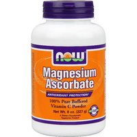 Magnesium Ascorbate Powder, 8 oz, NOW Foods