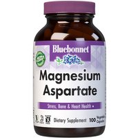 Magnesium Aspartate, 100 Vegetable Capsules, Bluebonnet Nutrition