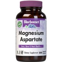 Magnesium Aspartate, 200 Vegetable Capsules, Bluebonnet Nutrition