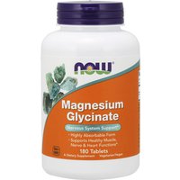 Magnesium Glycinate, 180 Tablets, NOW Foods