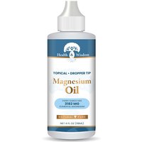 Magnesium Oil, Dropper Tip Cap, 4 oz x 2 pc, Health and Wisdom Inc.