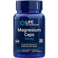 Magnesium Caps 500 mg, 100 Vegetarian Capsules, Life Extension
