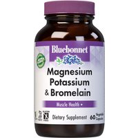 Magnesium Potassium Plus Bromelain, 60 Vcaps, Bluebonnet Nutrition