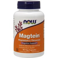 Magtein, Magnesium L-Threonate, 90 Vegetarian Capsules, NOW Foods
