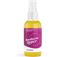 Massage Oil, Rose + Lavender, 4 oz, Southern Butter