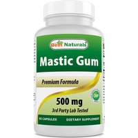 Mastic Gum 500 mg, 60 Capsules, Best Naturals