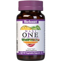 Maxi One Whole Food-Based Multiple, With Iron, 90 Vegetable Capsules, Bluebonnet Nutrition