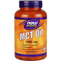 MCT Oil 1000 mg, 150 Softgels, NOW Foods