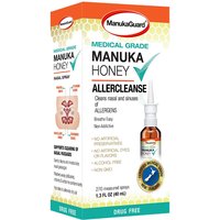 Medical Grade Manuka Honey AllerCleanse Nasal Spray, MGO 400, 1.3 oz, ManukaGuard
