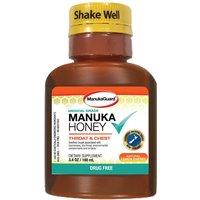 Medical Grade Manuka Honey Throat & Chest Syrup, 3.4 oz, ManukaGuard