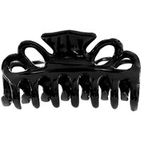 Medium Double Loop Hair Clamp - Gardenia - Black, 1 ct, DiPrima Beauty