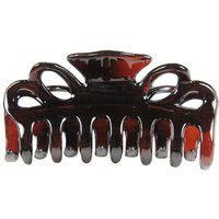 Medium Double Loop Hair Clamp - Gardenia - Tortoise Shell, 1 ct, DiPrima Beauty